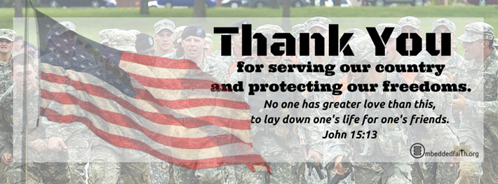  Veteran's Day Facebook cover - Thank You for serving our country and protecting our freedoms. Alt Text