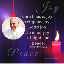 Pope Francis Christmas wish - embeddedfaith.org