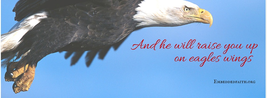 On Eagles Wings Facebook Cover - embeddedfaith.org