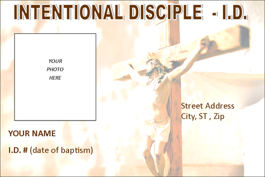 Christian Identity Card inspired by Pope Francis - embeddedfaith.org