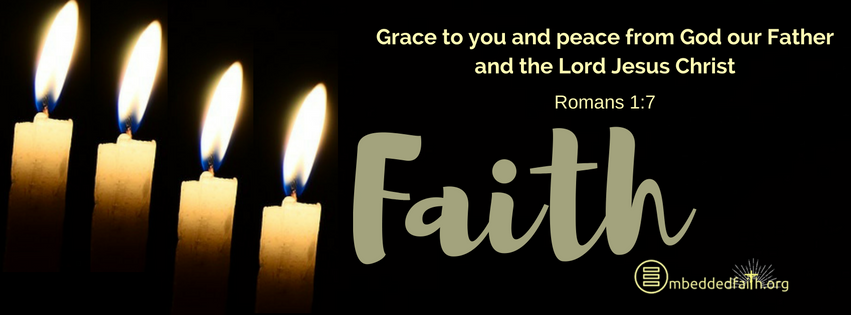 Grace to you and peace from God our Father and the Lord Jesus Christ. Fourth Sunday of Advent Cover Cycle A on embeddedfaith.or